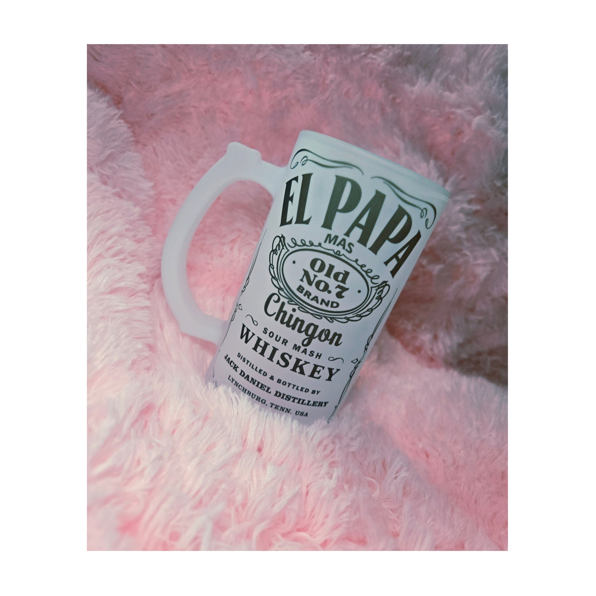 Jack Daniels Mug, Beer Cup, Father's Day Gift, Whiskey Mug