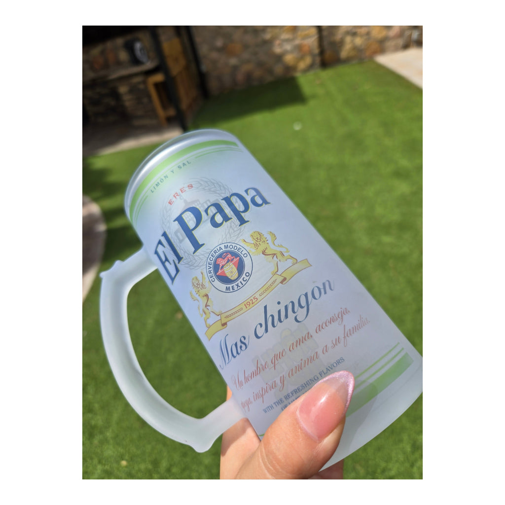 Modelo-Inspired Beer Mug