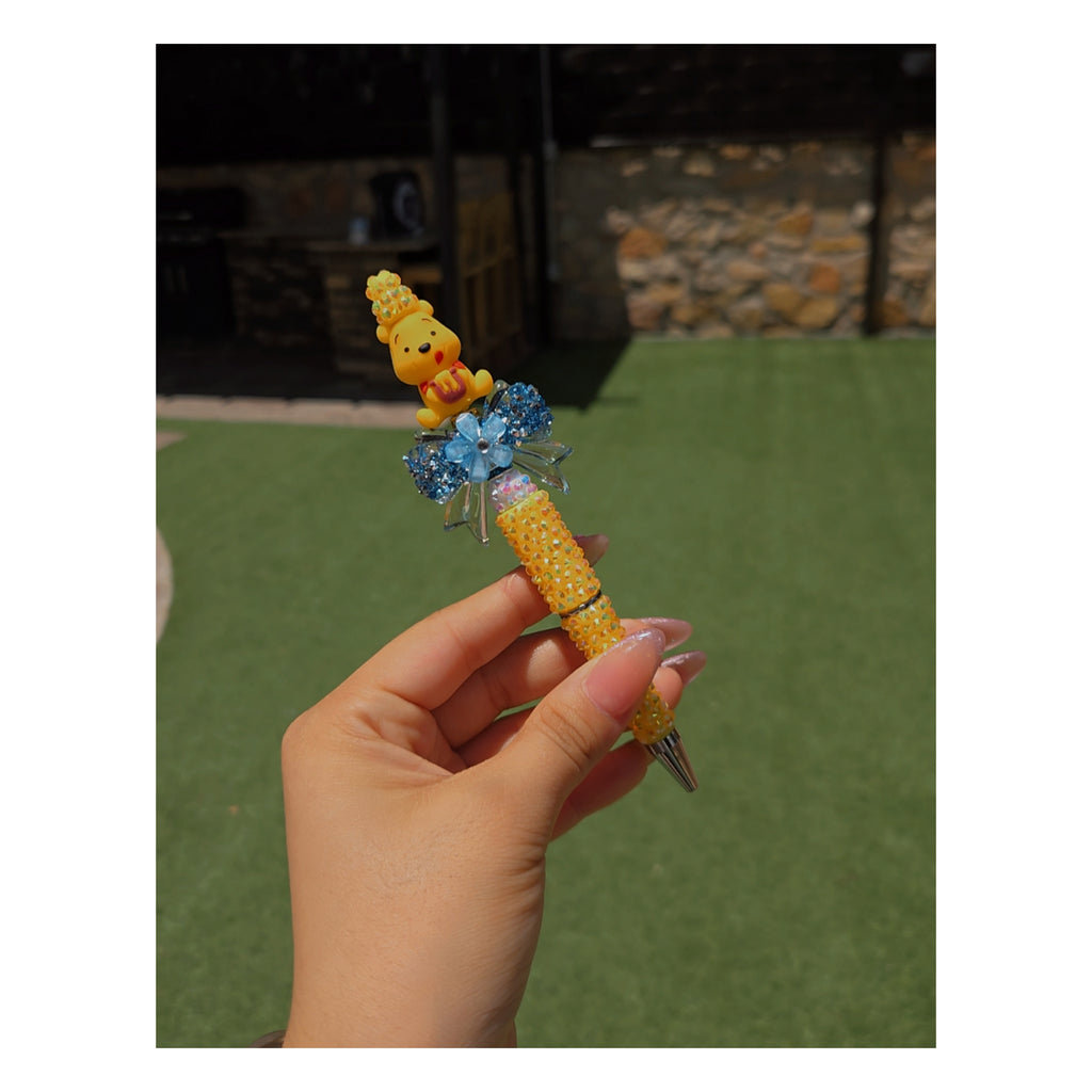 Winnie the Pooh Beaded Rhinestone Pen 🍯💛