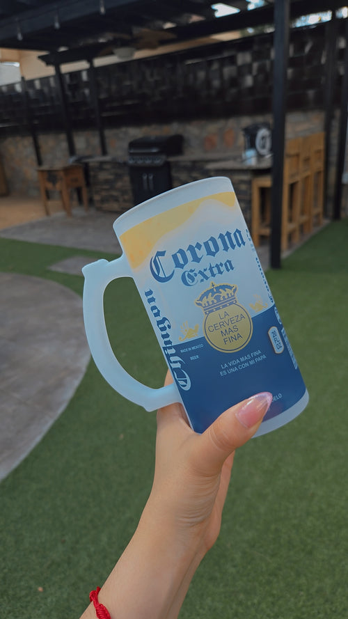 Corona-Inspired Frosted Mug