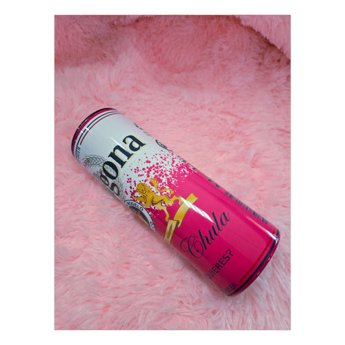 Chingona 20oz Tumbler Cup, Iced Coffee, Cerveza Modelo