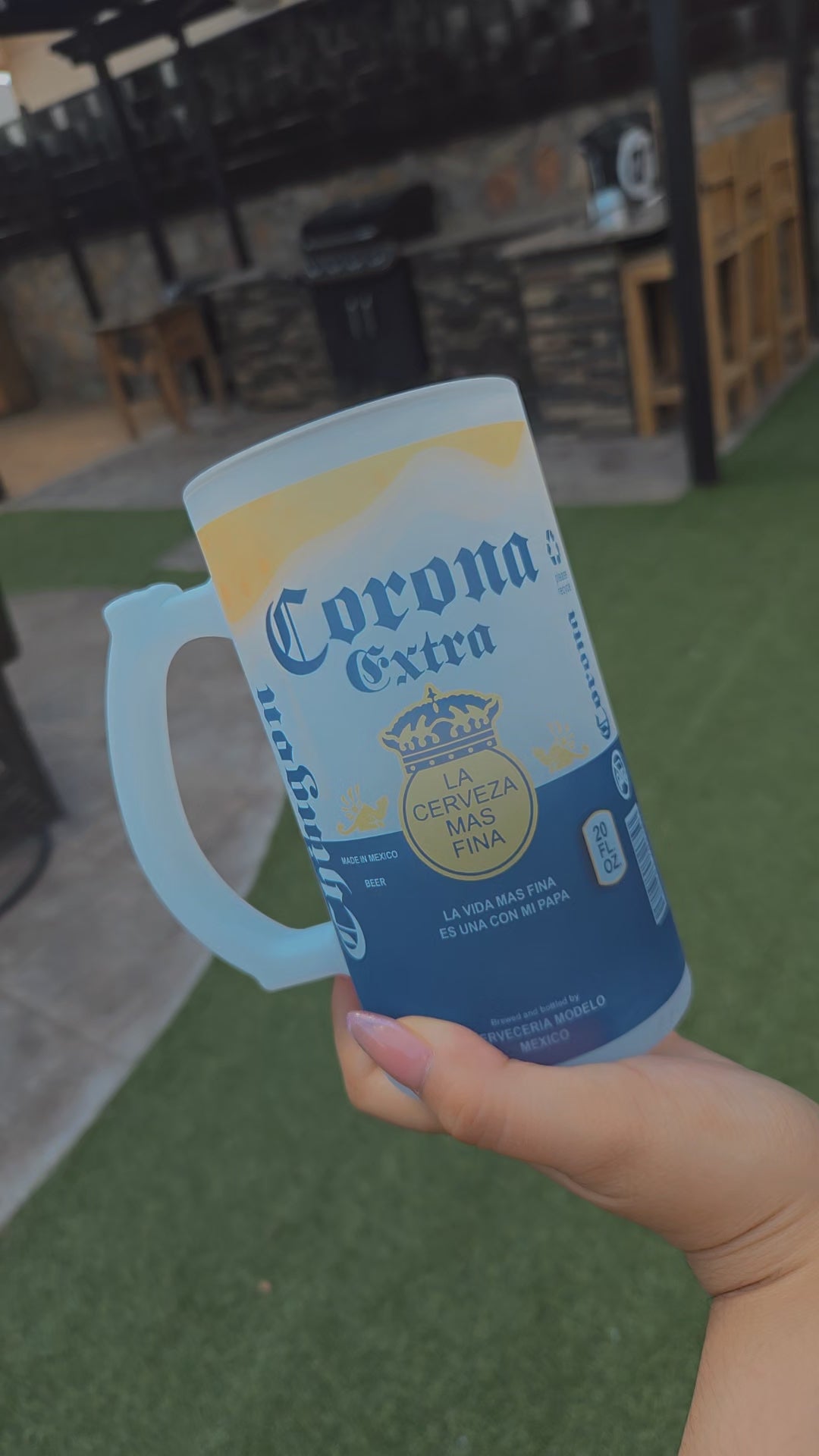 Corona-Inspired Frosted Mug