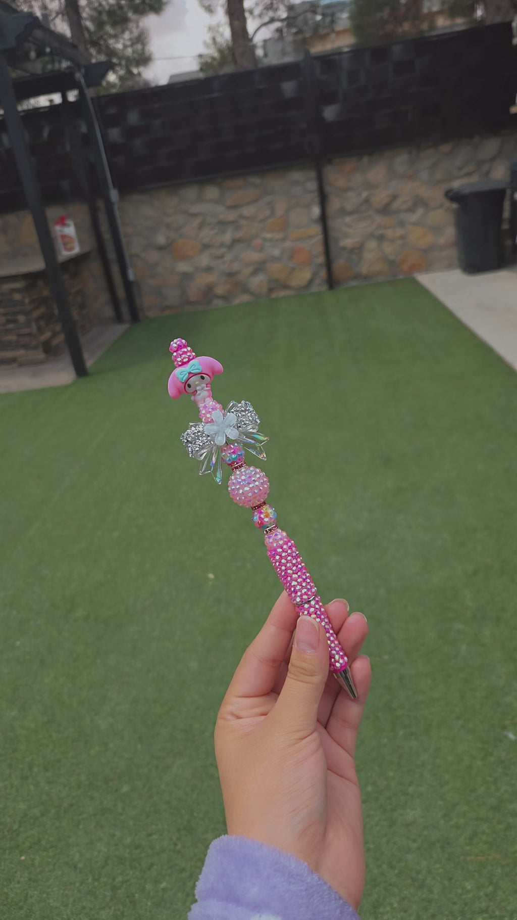 My Melody Spakle Beaded Pen 💮✨️
