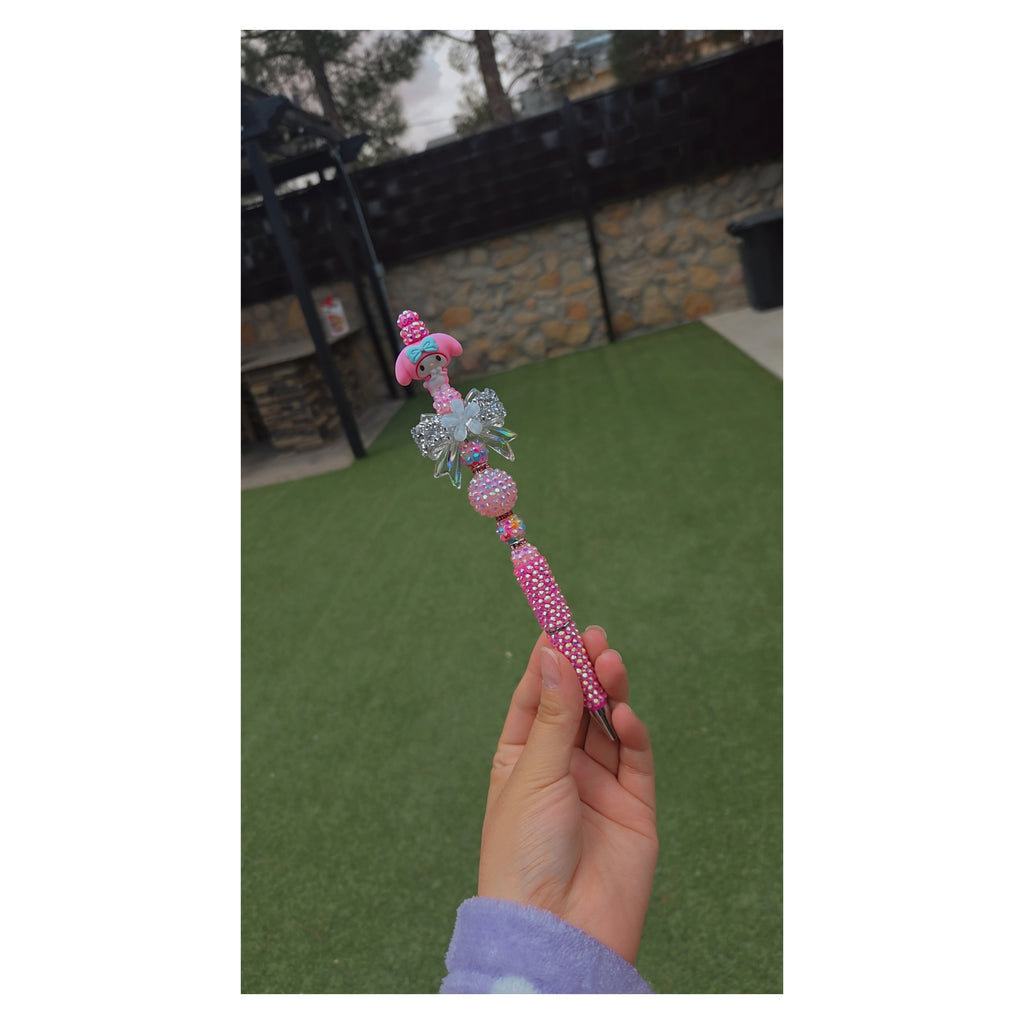 My Melody Spakle Beaded Pen 💮✨️