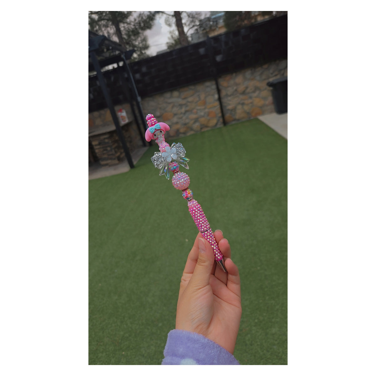 My Melody Spakle Beaded Pen 💮✨️