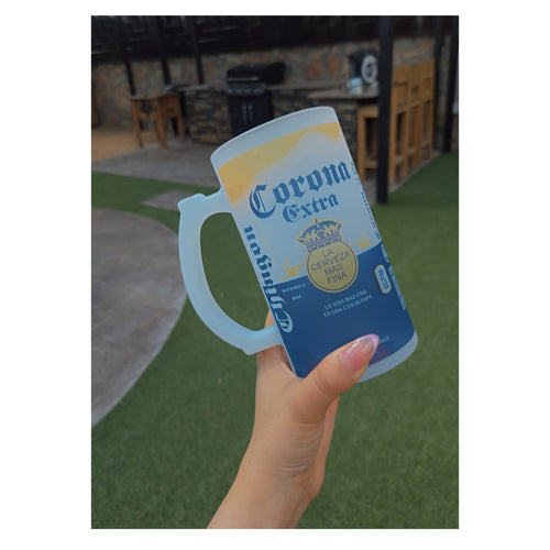 Corona-Inspired Frosted Mug