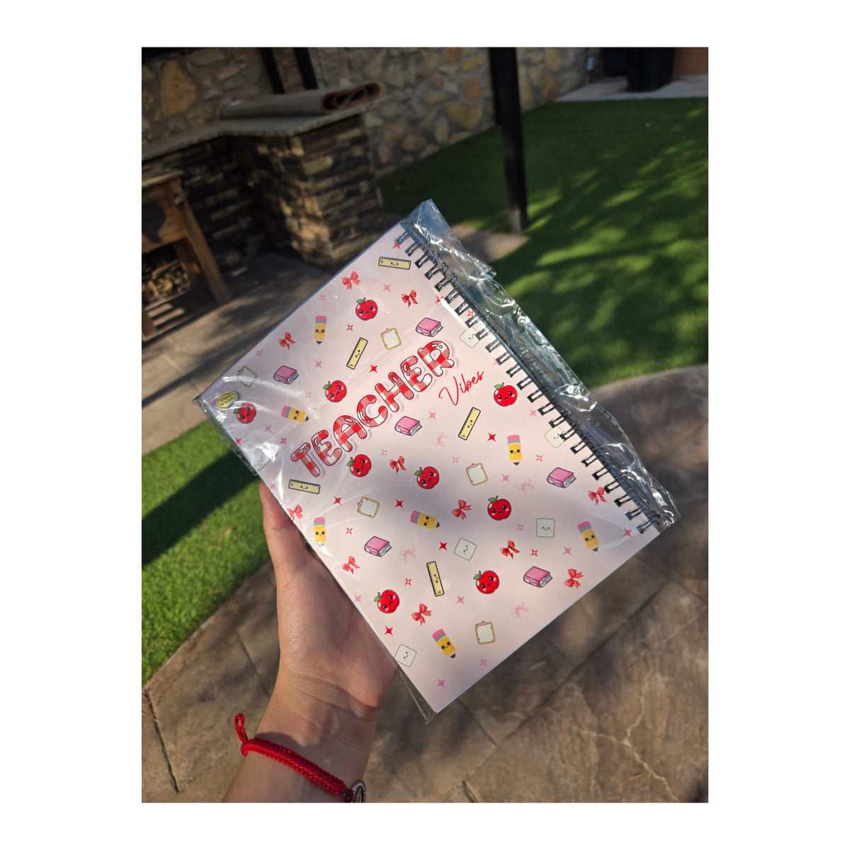 Teacher Spiral Notebok 🍎📚📏
