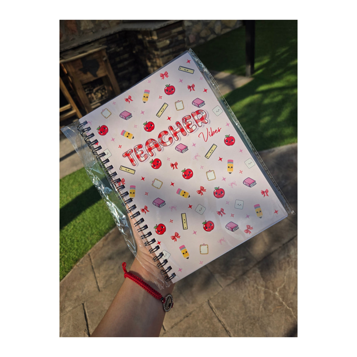 Teacher Spiral Notebok 🍎📚📏